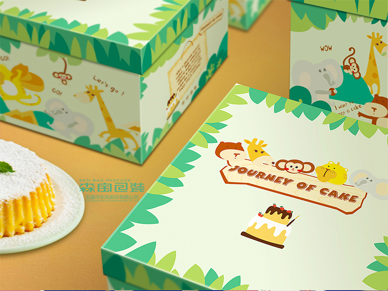 烘焙蛋糕一體盒包裝